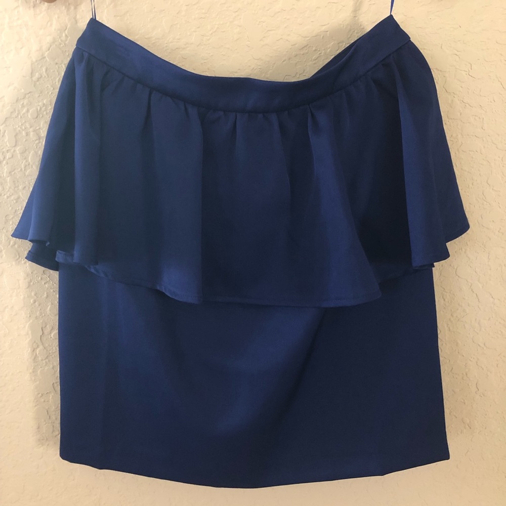 Peplum Pencil Skirt